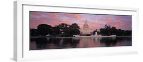 US Capitol, Washington D.C., USA-Walter Bibikow-Framed Photographic Print