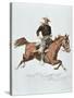 Us Cavalry Officer in Campaign Dress of the 1870S-Frederic Sackrider Remington-Stretched Canvas