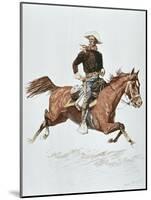 Us Cavalry Officer in Campaign Dress of the 1870S-Frederic Sackrider Remington-Mounted Giclee Print