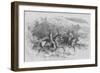 Us Cavalry Reconnaissance-Frank Leslie-Framed Art Print