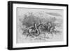 Us Cavalry Reconnaissance-Frank Leslie-Framed Art Print