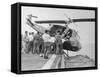 US Choppers Ditched after Saigon Pull-Out-null-Framed Stretched Canvas