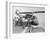 US Choppers Ditched after Saigon Pull-Out-null-Framed Photographic Print