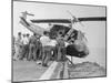 US Choppers Ditched after Saigon Pull-Out-null-Mounted Photographic Print