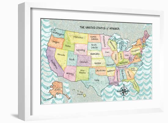 US Cities IX-Beth Grove-Framed Art Print