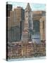 US Cityscape-Boston-Melissa Wang-Stretched Canvas