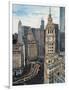 US Cityscape-Chicago-Melissa Wang-Framed Art Print