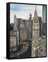 US Cityscape-Chicago-Melissa Wang-Framed Stretched Canvas