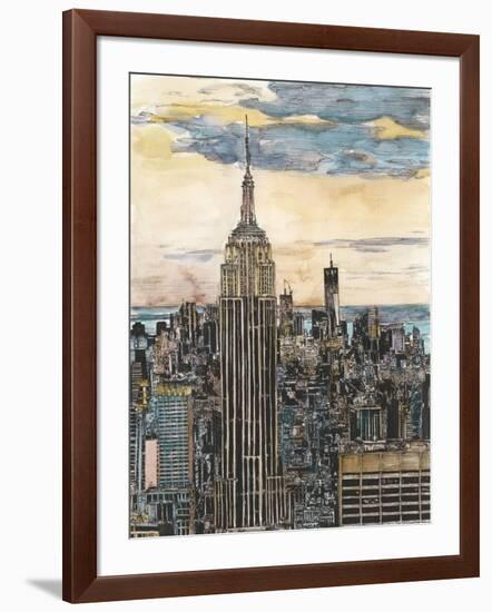 US Cityscape-NYC-Melissa Wang-Framed Art Print