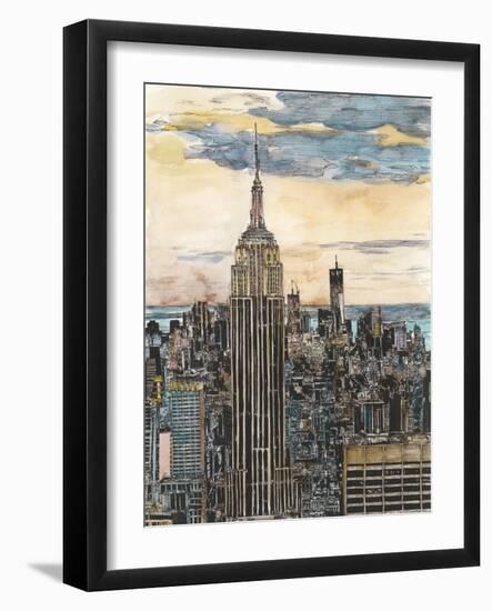 US Cityscape-NYC-Melissa Wang-Framed Art Print