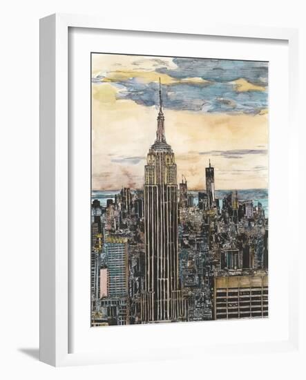 US Cityscape-NYC-Melissa Wang-Framed Art Print