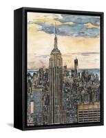 US Cityscape-NYC-Melissa Wang-Framed Stretched Canvas