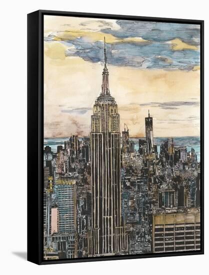 US Cityscape-NYC-Melissa Wang-Framed Stretched Canvas