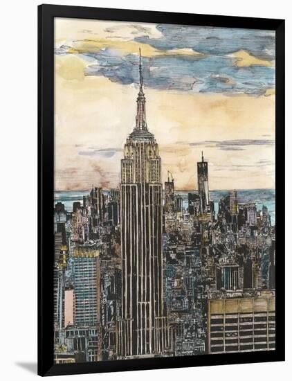 US Cityscape-NYC-Melissa Wang-Framed Art Print