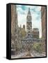 US Cityscape-Philadelphia-Melissa Wang-Framed Stretched Canvas