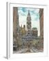 US Cityscape-Philadelphia-Melissa Wang-Framed Art Print