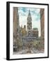 US Cityscape-Philadelphia-Melissa Wang-Framed Art Print