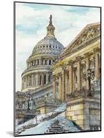 US Cityscape-Washington DC-Melissa Wang-Mounted Art Print