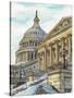 US Cityscape-Washington DC-Melissa Wang-Stretched Canvas