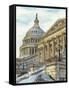 US Cityscape-Washington DC-Melissa Wang-Framed Stretched Canvas