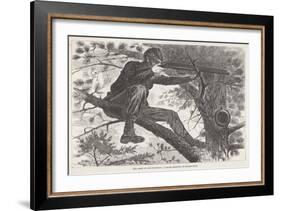 Us Civil War Sharpshooter-null-Framed Art Print