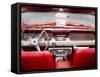 US classic car 1965 mustang convertible interior-Beate Gube-Framed Stretched Canvas