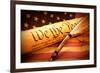 Us Constitution - We the People-oersin-Framed Photographic Print