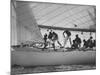 US Contender "Constellation" in America's Cup Race During Cup Trials Off-null-Mounted Photographic Print