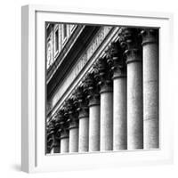 US Court Columns, NYC-Jeff Pica-Framed Photographic Print