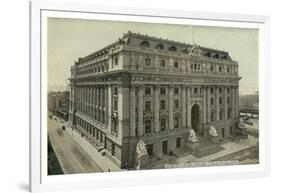 US Custom House, New York City-null-Framed Art Print