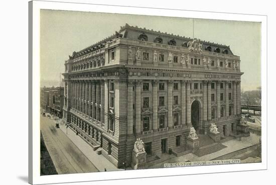 US Custom House, New York City-null-Stretched Canvas