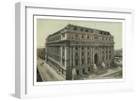 US Custom House, New York City-null-Framed Art Print