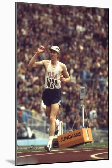 Us Dave Wottle, Gold-Medalist 800 Meter Run at the 1972 Summer Olympic Games in Munich, Germany-John Dominis-Mounted Photographic Print