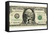 US Dollar Bill, George Washington Parody-SMETEK-Framed Stretched Canvas