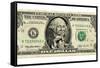 US Dollar Bill, George Washington Parody-SMETEK-Framed Stretched Canvas