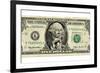 US Dollar Bill, George Washington Parody-SMETEK-Framed Photographic Print