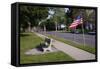 US Flag on Memorial Day, Concord, MA-Joseph Sohm-Framed Stretched Canvas