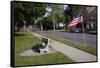 US Flag on Memorial Day, Concord, MA-Joseph Sohm-Framed Stretched Canvas