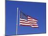 US Flag Reflection, Long Beach, Washington, USA-null-Mounted Photographic Print