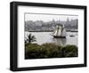 US-Flagged Vessel Amistad Nears the Port of Havana-null-Framed Photographic Print