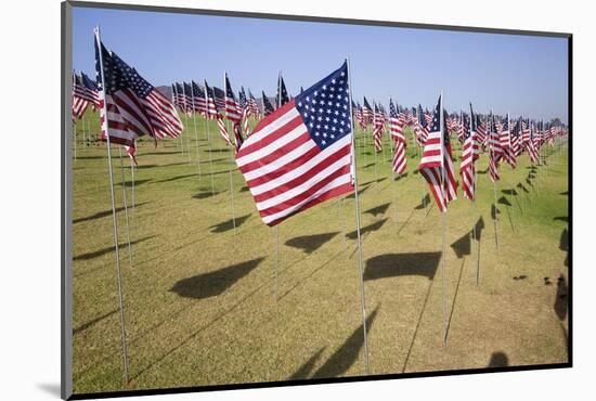 US Flags for 9/11 Memorial-Joseph Sohm-Mounted Photographic Print