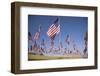 US Flags for 9/11 Memorial-Joseph Sohm-Framed Photographic Print