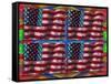 US Flags-Howie Green-Framed Stretched Canvas