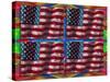 US Flags-Howie Green-Stretched Canvas