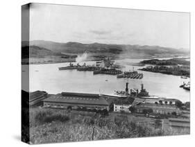 US Fleet in Panama Canal-null-Stretched Canvas