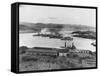 US Fleet in Panama Canal-null-Framed Stretched Canvas