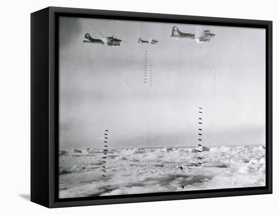 US Flying Fortresses over Germany-null-Framed Stretched Canvas