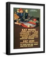 Us Food Administration Poster, 1st World War, 1918-null-Framed Giclee Print