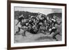 US Football Match 1903-Georges Scott-Framed Premium Giclee Print