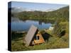 Us Forest Service Cabin, Shrode Lake, Prince William Sound, Alaska, USA-null-Stretched Canvas